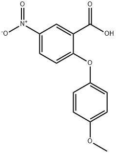 2-(4-METHOXYPHENOXY)-5-NITROBENZOIC ACID Structural