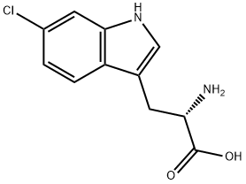 6-CHLORO-L-TRYPTOPHAN Structural