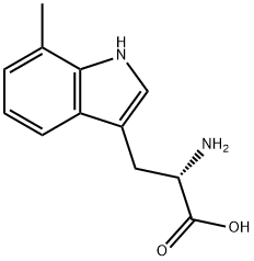 (S)-2-AMINO-3-(7-METHYL-1H-INDOL-3-YL)-PROPIONIC ACID Structural