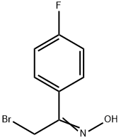 2-BROMO-1-(4-FLUOROPHENYL)-1-ETHANONE OXIME Structural