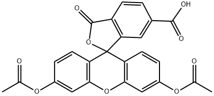 6-CARBOXYFLUORESCEIN DIACETATE Structural