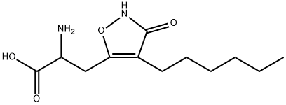 ALPHA-AMINO-4-HEXYL-2,3-DIHYDRO-3-OXO-5-ISOXAZOLEPROPANOIC ACID