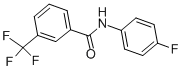 N-4-FLUOROPHENYL-3-(TRIFLUOROMETHYL)BENZAMIDE Structural