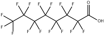 Pentadecafluorooctanoic acid Structural