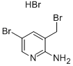 5-BROMO-3-(BROMOMETHYL)PYRIDIN-2-AMINE HYDROBROMIDE Structural