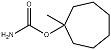 Cycloheptanol, 1-methyl-, carbamate (9CI) Structural