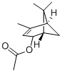 4,6,6-trimethylbicyclo[3.1.1.]hept-3-en-2-yl acetate Structural