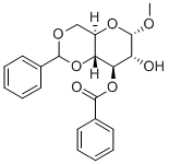 METHYL-3-O-BENZOYL-4,6-O-BENZYLIDENE-ALPHA-D-GLUCOPYRANOSIDE Structural