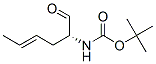 Carbamic acid, [(1R,3E)-1-formyl-3-pentenyl]-, 1,1-dimethylethyl ester (9CI) Structural