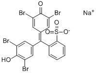 BROMOPHENOL BLUE SODIUM SALT Structural