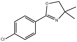 2-(4-CHLOROPHENYL)-4,5-DIHYDRO-4,4-DIMETHYLOXAZOLE Structural