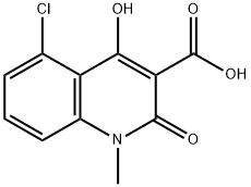 5-CHLORO-1,2-DIHYDRO-4-HYDROXY-1-METHYL-2-OXO-3-QUINOLINE CARBOXYLIC ACID