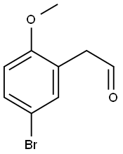 2-(5-bromo-2-methoxyphenyl)acetaldehyde Structural