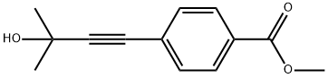 4-(3-HYDROXY-3-METHYLBUT-1-YNYL)BENZOIC ACID METHYL ESTER Structural