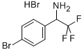 1-(4-BROMO-PHENYL)-2,2,2-TRIFLUORO-ETHYLAMINE HYDROBROMIDE Structural