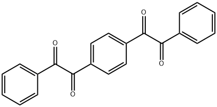 1-[4-(2-Oxo-2-phenylacetyl)phenyl]-2-phenylethane-1,2-dione Structural