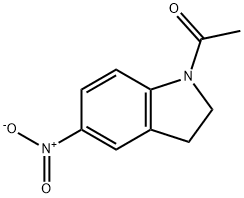 1-ACETYL-5-NITROINDOLINE Structural