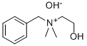 benzyl(2-hydroxyethyl)dimethylammonium hydroxide Structural