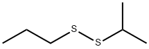 isopropyl propyl disulphide Structural