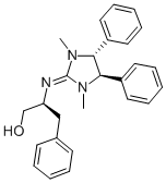 (4R,5R)-1,3-DIMETHYL-4,5-DIPHENYL-2-[(S)-1-BENZYL-2-HYDROXYETHYLIMINO]IMIDAZOLIDINE Structural