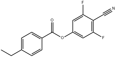 4-CYANO-3,5-DIFLUOROPHENYL 4-ETHYL-BENZOATE Structural