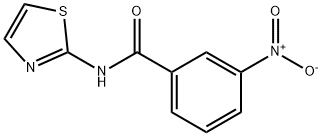 Benzamide, 3-nitro-N-2-thiazolyl- (9CI) Structural