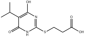 3-(4-HYDROXY-5-ISOPROPYL-6-OXO-1,6-DIHYDRO-PYRIMIDIN-2-YLSULFANYL)-PROPIONIC ACID