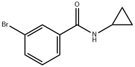 3-bromo-N-cyclopropylbenzamide Structural