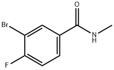 3-Bromo-4-fluoro-N-methylbenzamide Structural