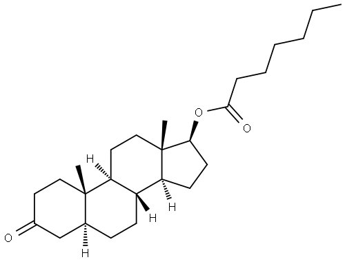 dihydrotestosterone heptanoate Structural