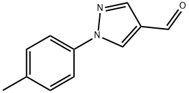 1-(4-methylphenyl)-1H-pyrazole-4-carbaldehyde Structural