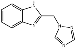 1H-Benzimidazole,2-(1H-1,2,4-triazol-1-ylmethyl)-(9CI) Structural