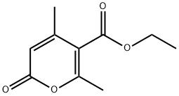 5-Carbethoxy-4,6-dimethyl-2-pyrone Structural