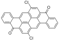 6,14-dichloropyranthrene-8,16-dione Structural