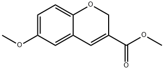 6-METHOXY-2H-CHROMENE-3-CARBOXYLIC ACID METHYL ESTER Structural