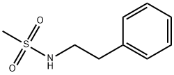 N-phenethylmethanesulphonamide Structural