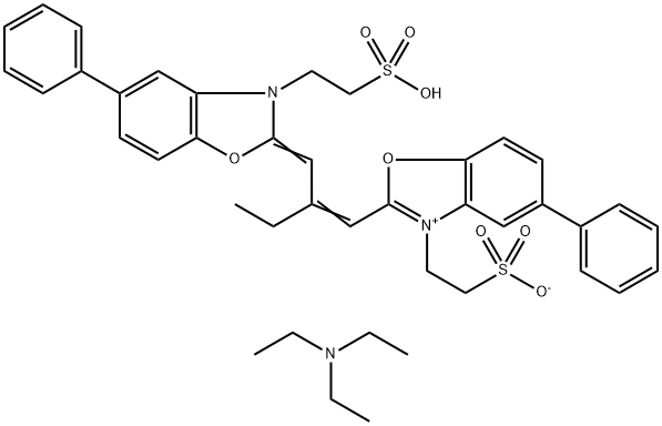 3,3'-DISULFOPROPYL-5,5'-DIPHENYL-9-ETHYLOXACARBOCYANINE TRIETHYLAMMONIUM SALT