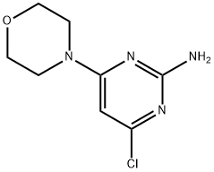 4-CHLORO-6-MORPHOLIN-4-YLPYRIMIDIN-2-AMINE Structural