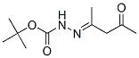 Hydrazinecarboxylic acid, (1-methyl-3-oxobutylidene)-, 1,1-dimethylethyl ester Structural