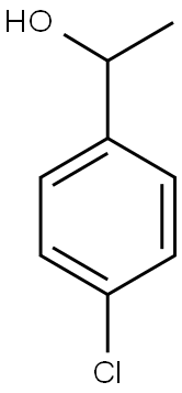 1-(4-Chlorophenyl)ethanol Structural