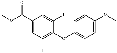 3,5-DIIODO-4(4'-METHOXYPHENOXY)BENZOIC ACID METHYL ESTER