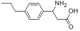 3-AMINO-3-(4-PROPYLPHENYL)-PROPIONIC ACID Structural