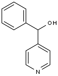 Phenyl(4-pyridyl)methanol Structural