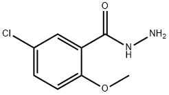 5-Chloro-2-methoxy-benzoic acid hydrazide Structural