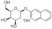 2-Naphthyl-beta-D-galactopyranoside Structural