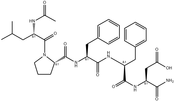 AC-LEU-PRO-PHE-PHE-ASP-NH2 Structural