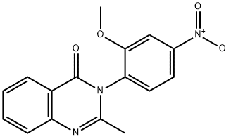 nitromethaqualone Structural