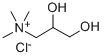 (2,3-dihydroxypropyl)trimethylammonium chloride          