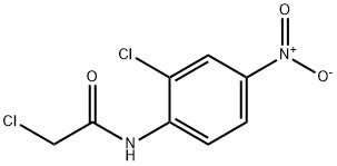 2-Chloro-N-(2-chloro-4-nitro-phenyl)-acetamide Structural