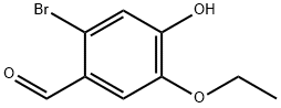 2-BROMO-5-ETHOXY-4-HYDROXYBENZALDEHYDE Structural